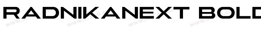 RadnikaNext Bold字体转换